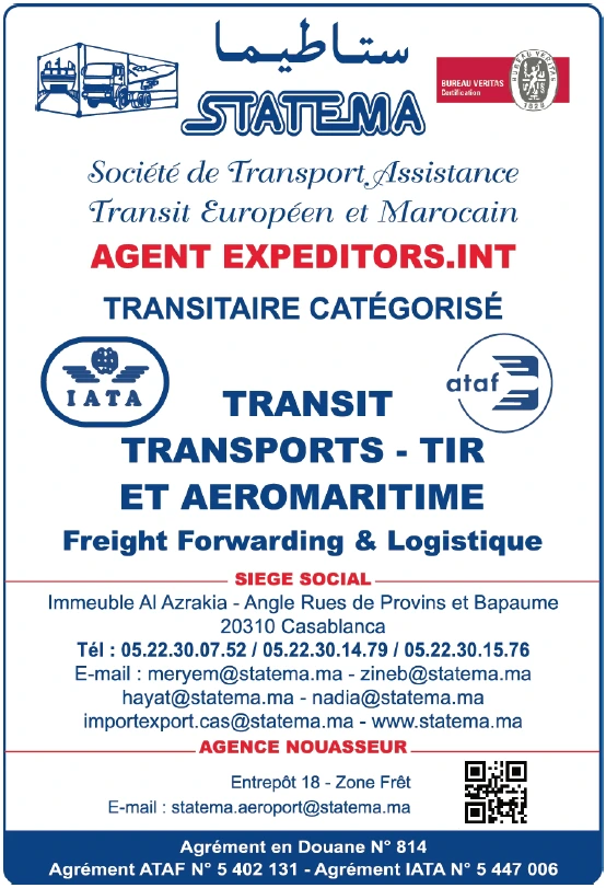 Page Sté de Transport d'Assistance Transit Européen et Marocain ( Statema )