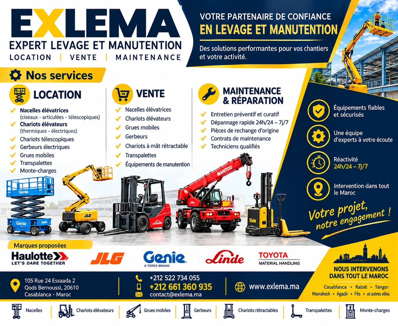 Page Expert Levage et Manutention ( Exlema )